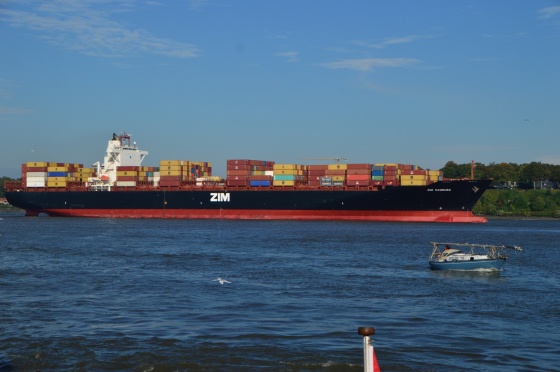 Containerschiff Zim Hamburg 