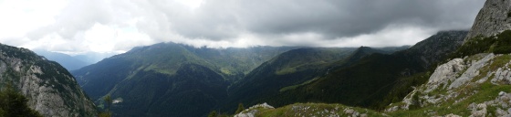 blick von der cellon schulter nach italien 