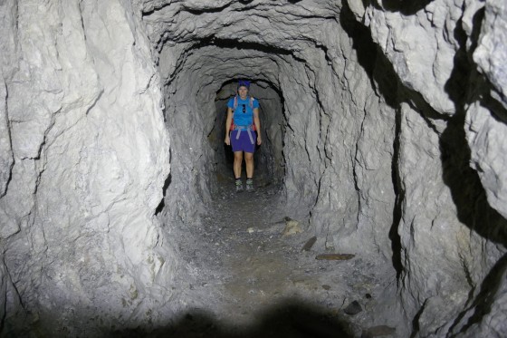 michelle im tunnelsystem 