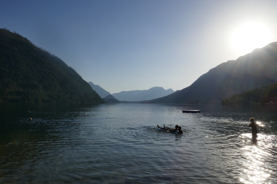 abendstimmung am grundlsee 