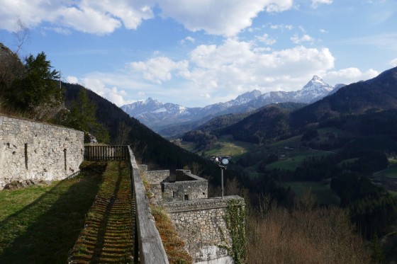 ausblick berge ruine gallenstein 