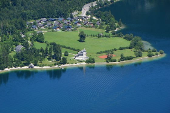 grundlsee mit schlösschen von ressen 