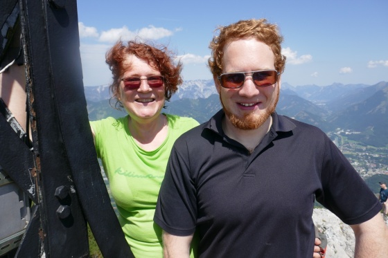 mama und ich am katrin gipfel 