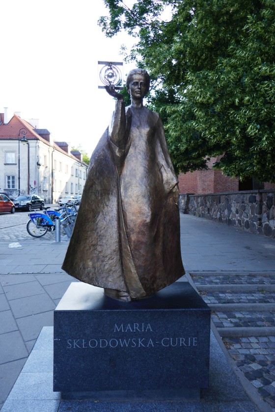 marie curie statü warschau 