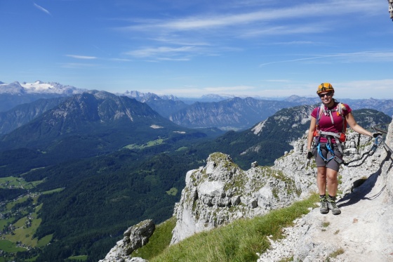 michelle am rastplatz sissi klettersteig 