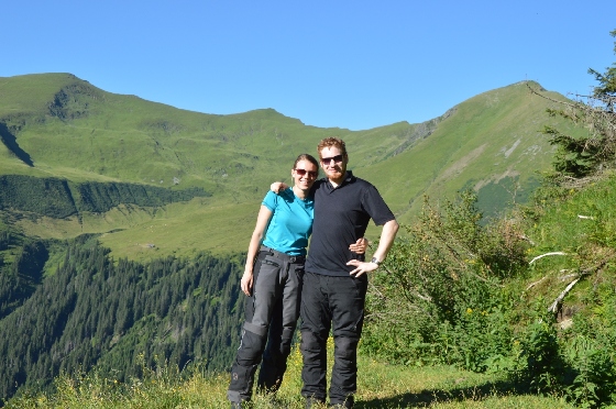 michelle und ich am sölkpass 