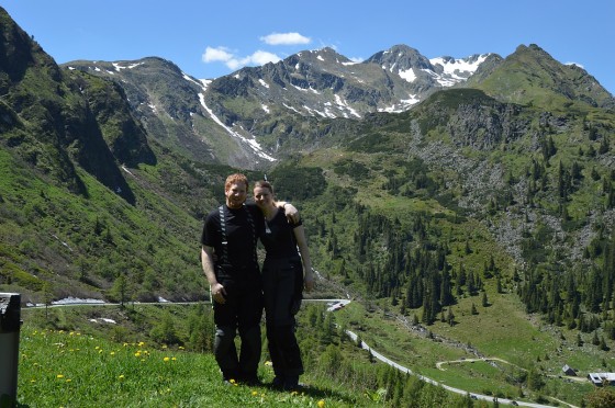 michelle und ich bei ostkehre am sölkpass 