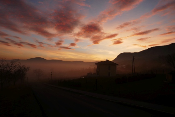 nebel abendstimmung hohe wand nebel abendstimmung hohe wand