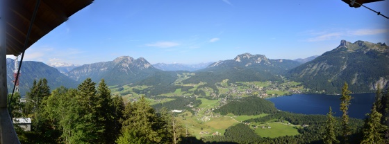 panorama altaussee von aussichtswarte tressenstein 