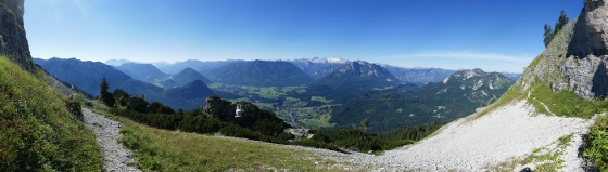 panorama sissi klettersteig einstieg 