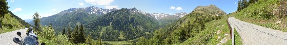 panorama sölkpass auffahrt 