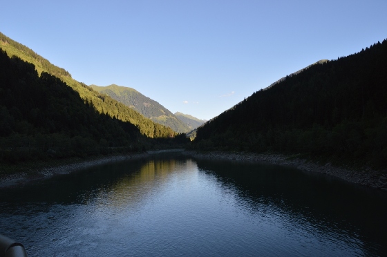 stausee st nikolai in der abendsonne 